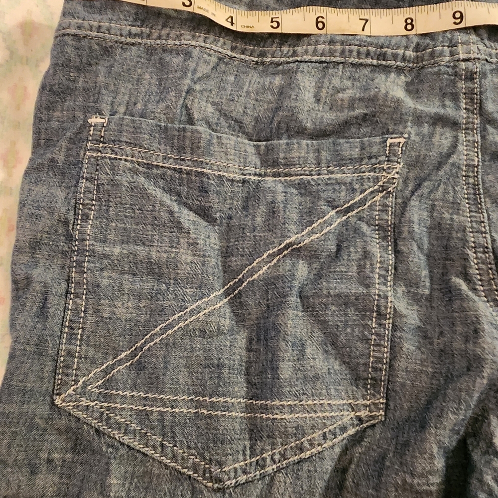 Zadig & Voltaire Striped Langer Soft Denim Overalls Size Small Blue - Picture 5 of 15